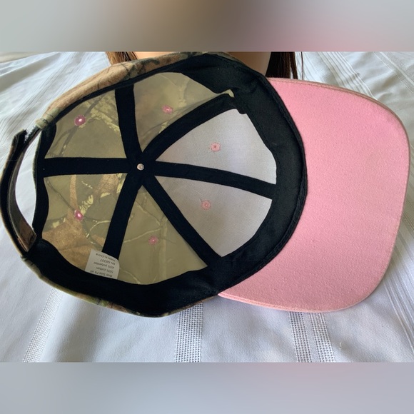 PINK CAMO Ball Cap, Adjustable sizing - Picture 4 of 6